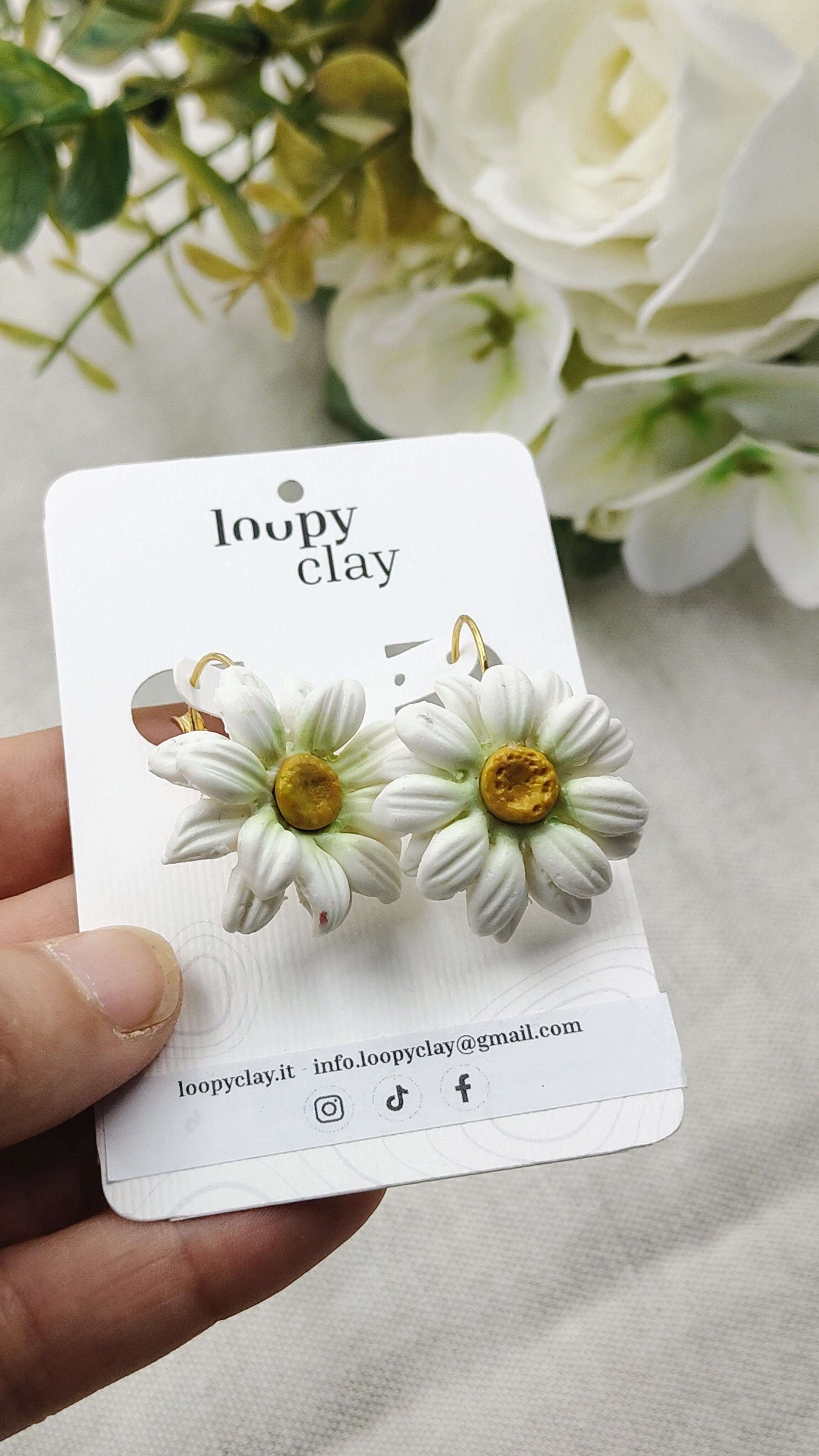 Orecchini Margherita Vintage | Eleganza retrò cabochon