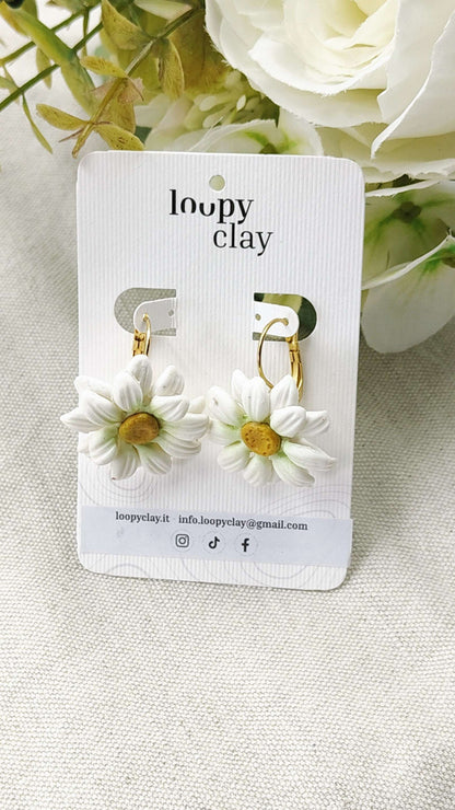 Orecchini Margherita Vintage | Eleganza retrò cabochon