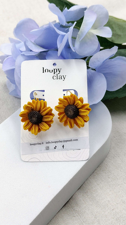 Orecchini Girasole Vintage | Un raggio di sole d'altri tempi