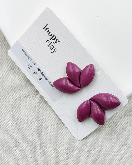 Orecchini Fiore di Loto "Caldi" | Calma e Calore Interiore