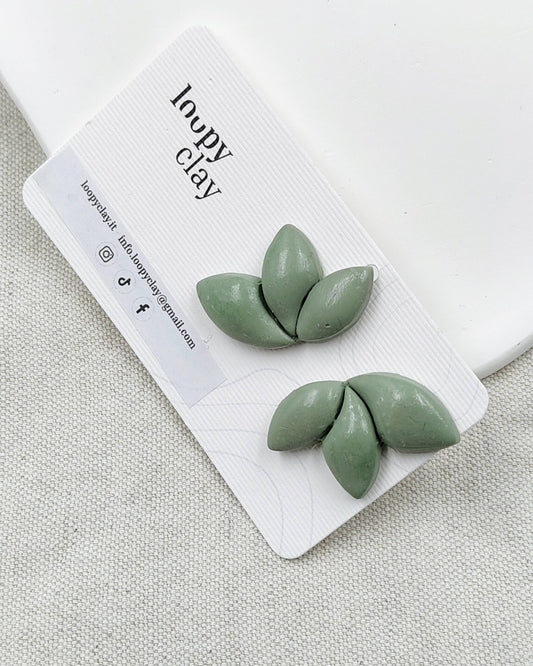 Orecchini Fiore di Loto "Freddi" | Eleganza Zen e minimal