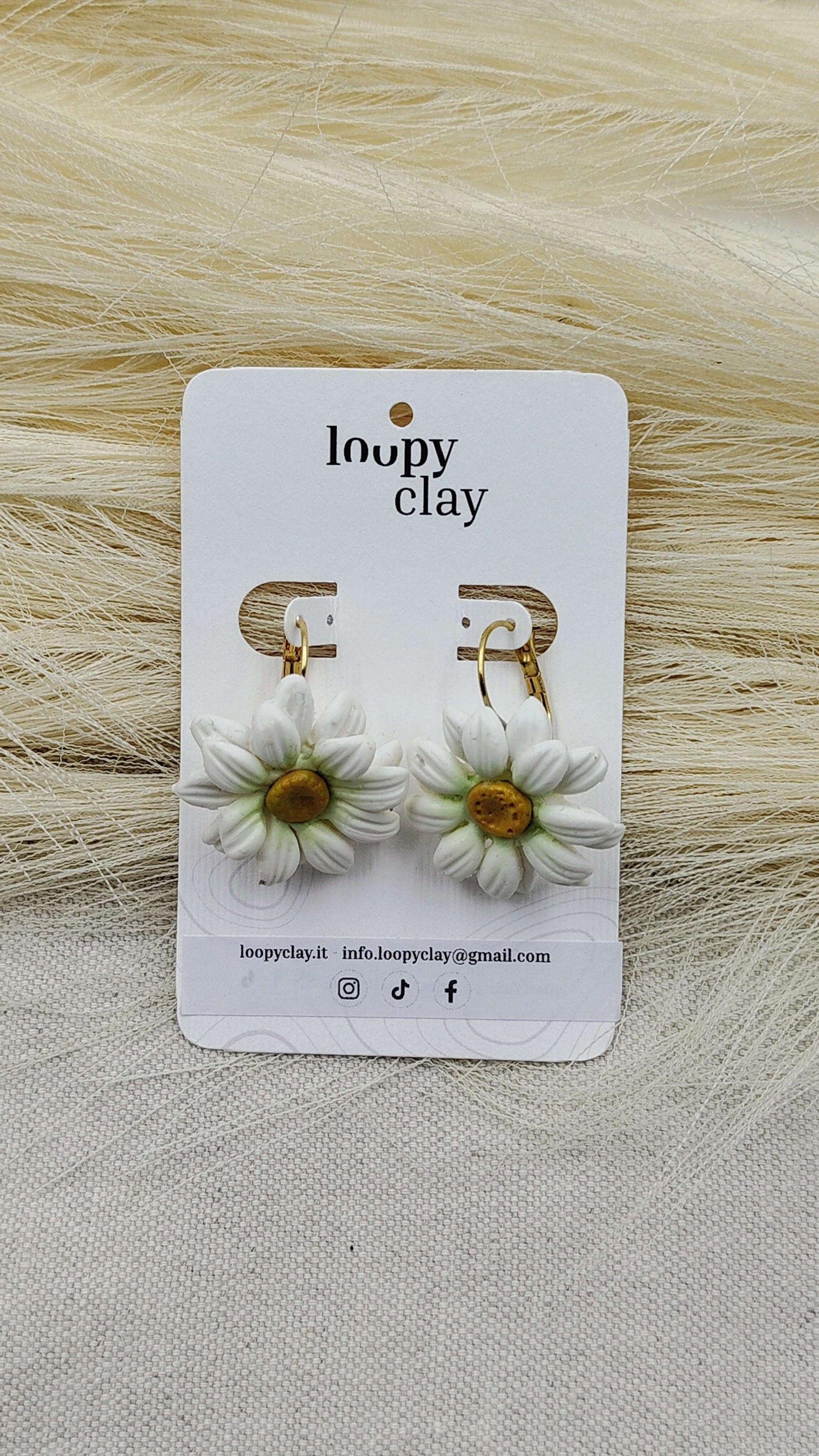 Orecchini Margherita Vintage | Eleganza retrò cabochon