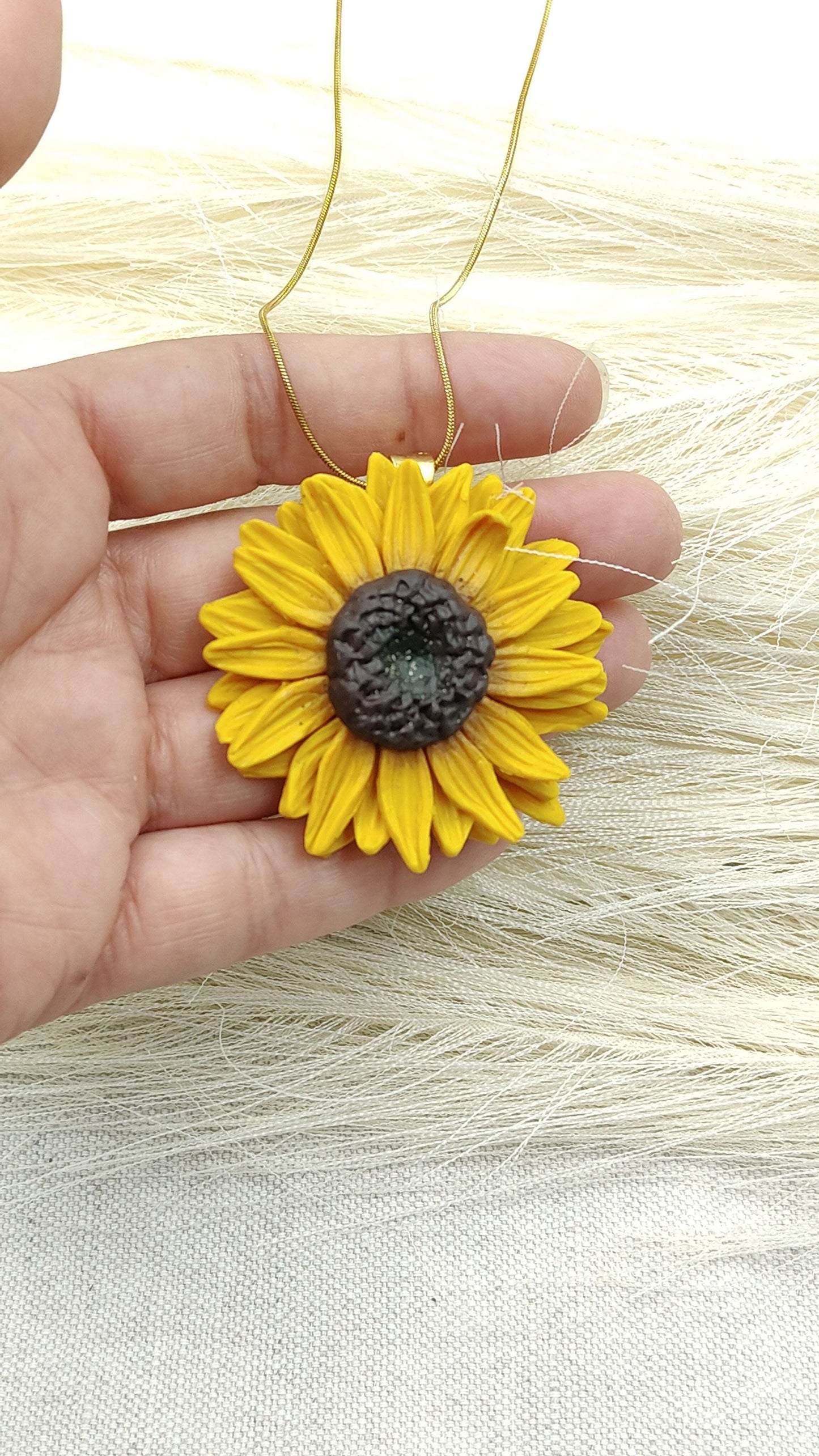 Collana Girasole | Cabochon Vintage Style