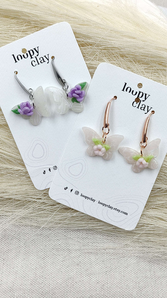 Orecchini Farfalla in Acciaio | Contemporaneità e Natura