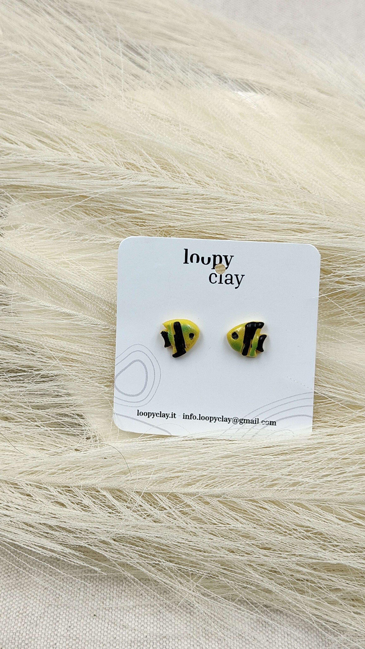 Orecchini Pesciolini Clownfish Mare Estate Artigianali