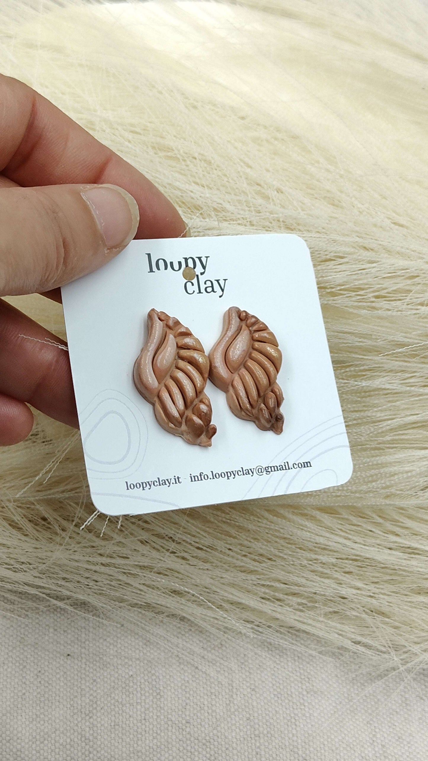 Orecchini Conchiglia Mare Estate Anallergici Leggeri