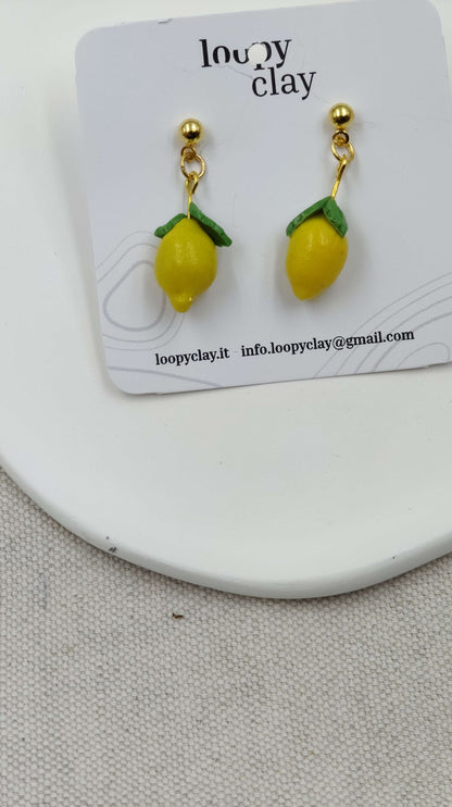 Orecchini Fragole e Limoni Kawaii | Freschezza Fruttata