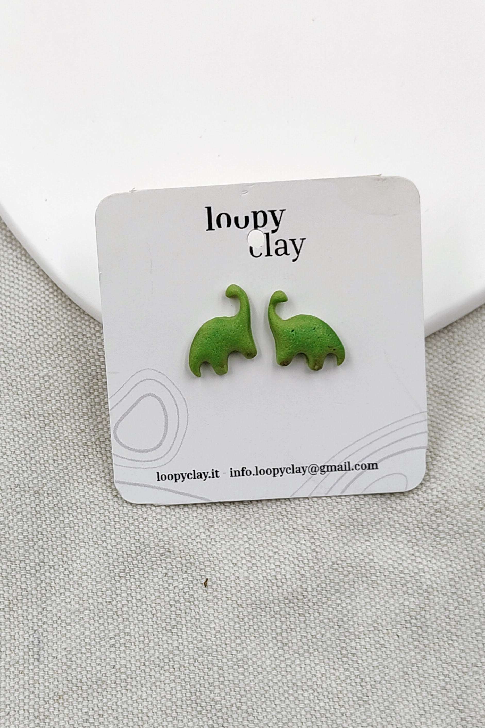 Orecchini Dinosauro Kawaii | Preistoria con un tocco di tenerezza