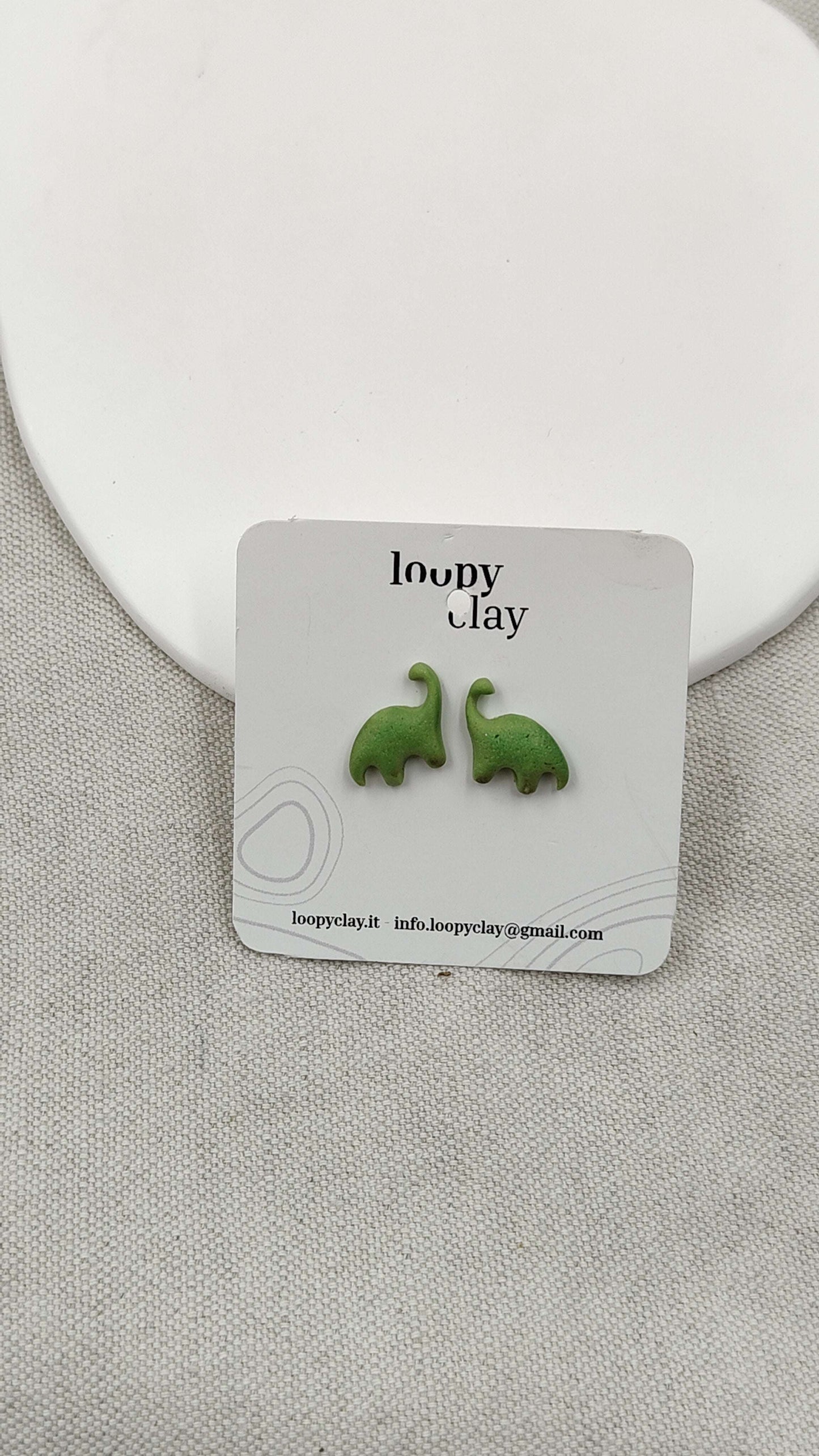 Orecchini Dinosauro Kawaii | Preistoria con un tocco di tenerezza