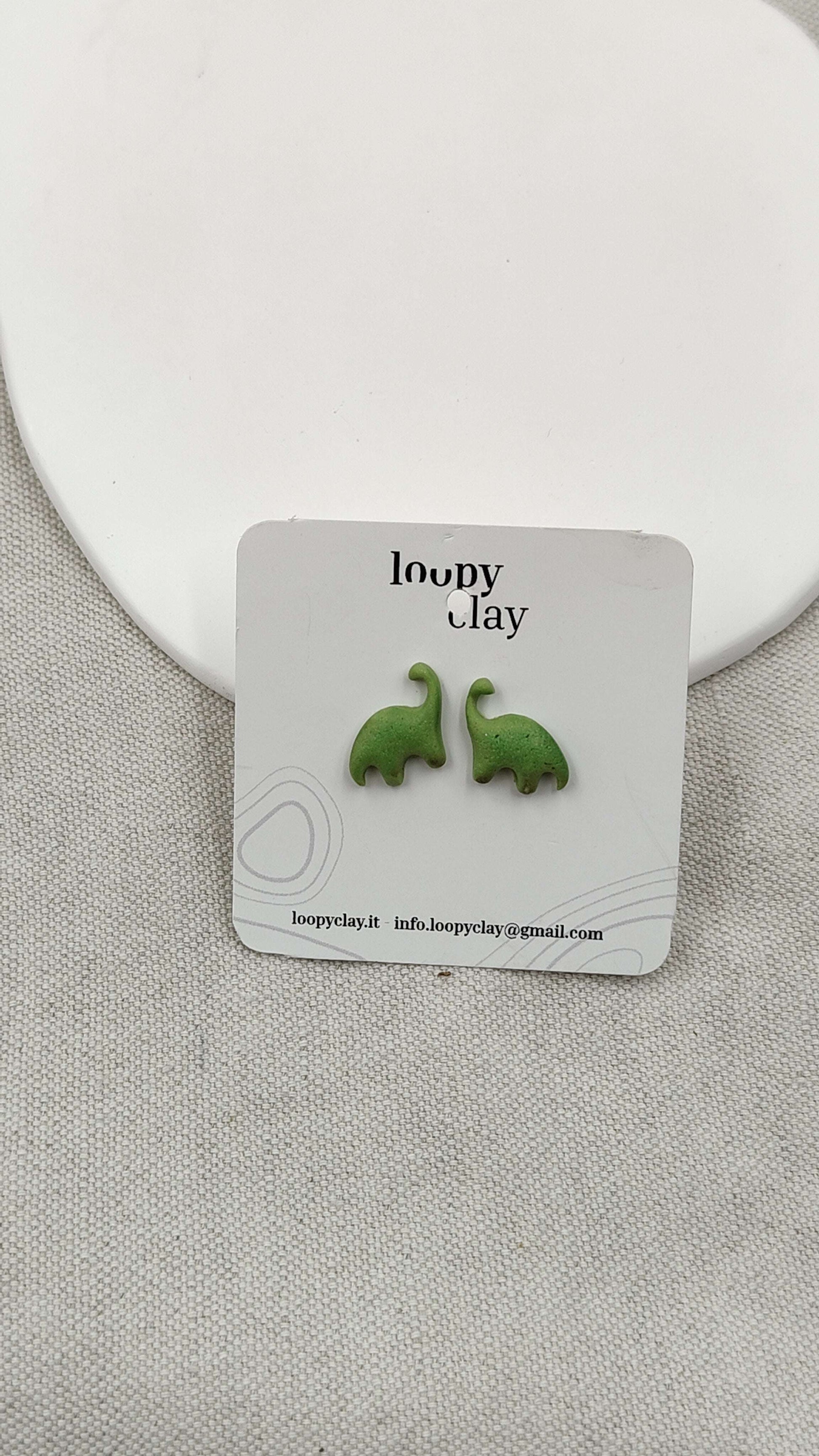 Orecchini Dinosauro Kawaii | Preistoria con un tocco di tenerezza