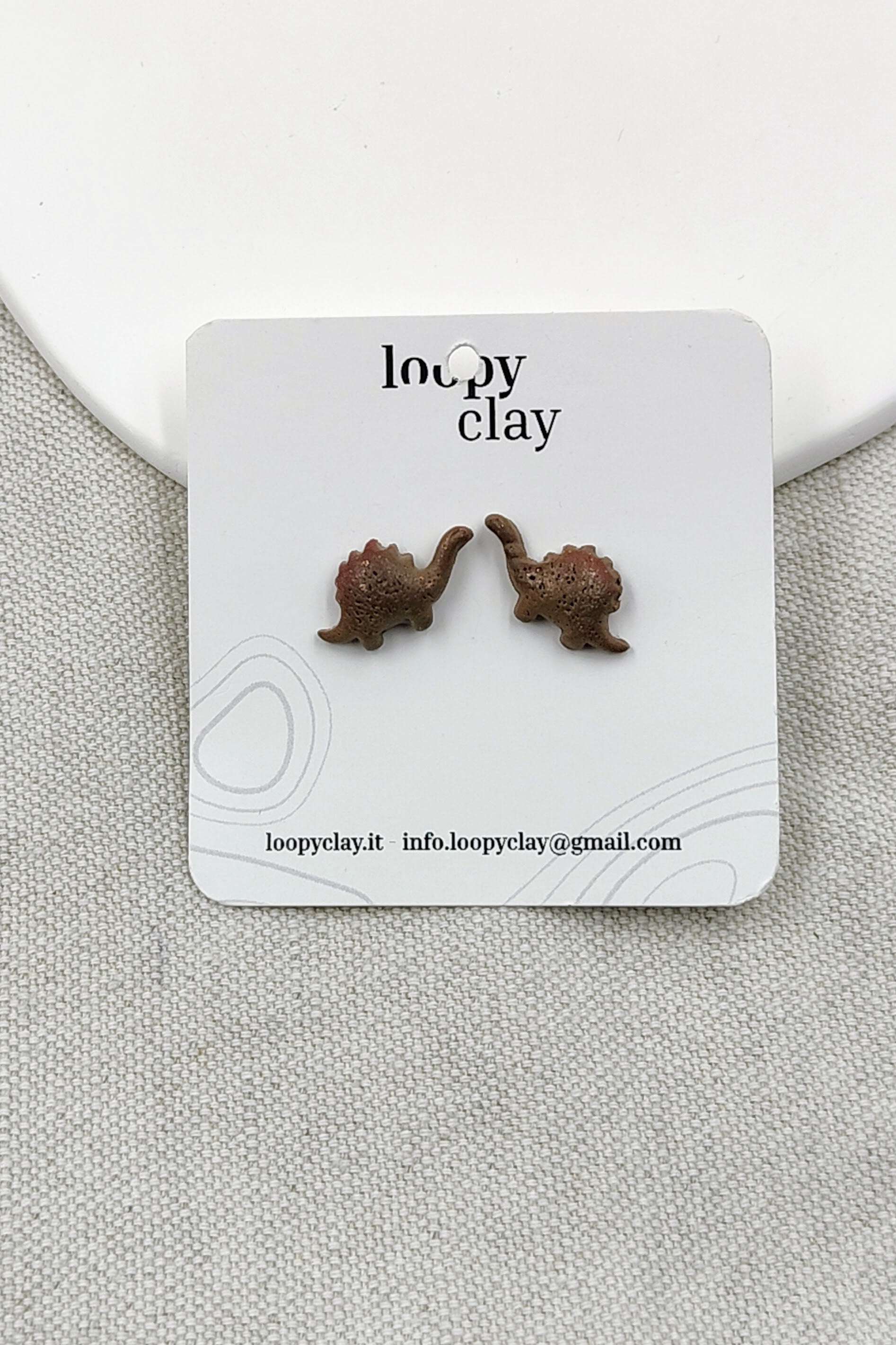 Orecchini Dinosauro Kawaii | Preistoria con un tocco di tenerezza