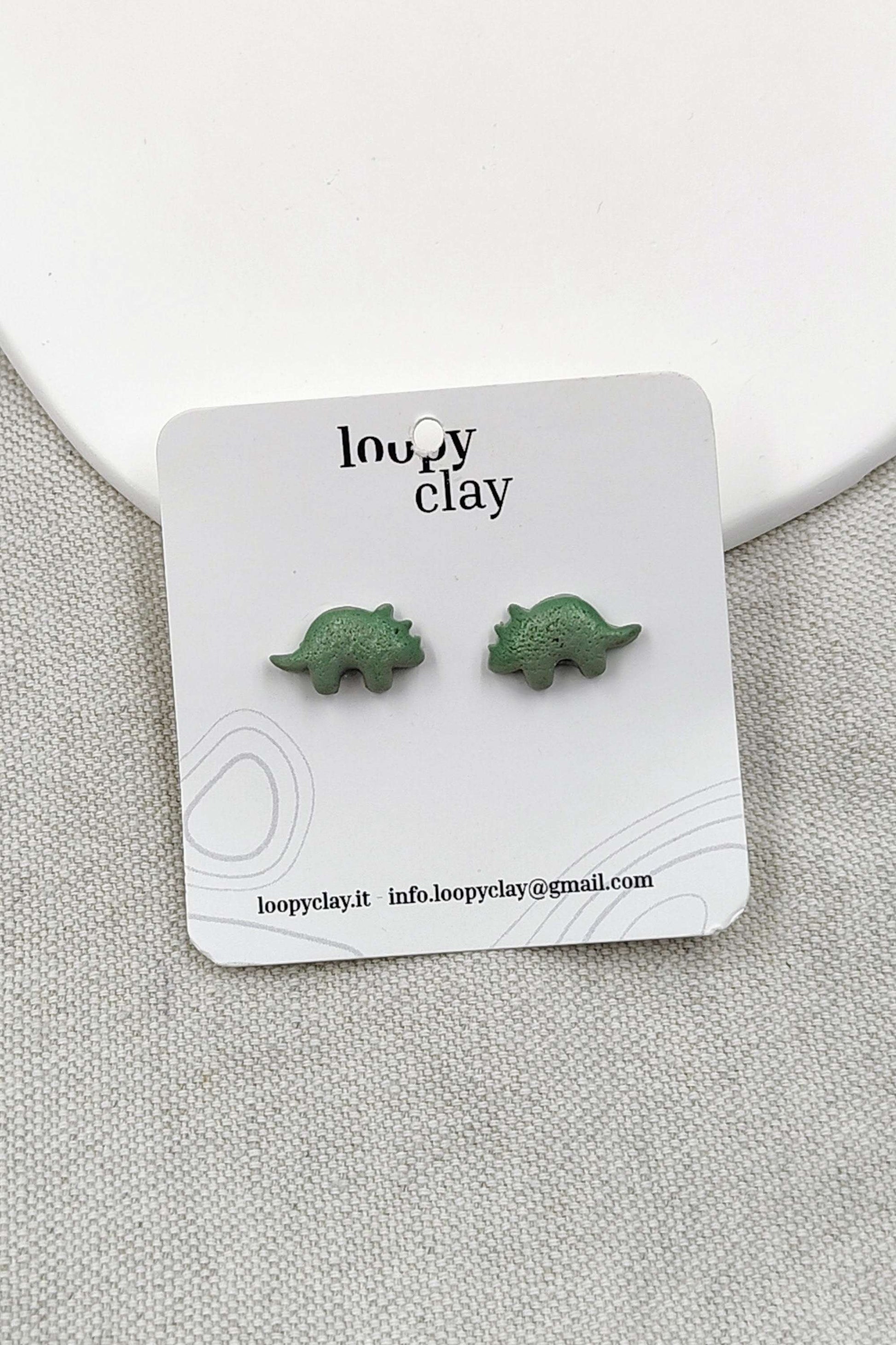 Orecchini Dinosauro Kawaii | Preistoria con un tocco di tenerezza