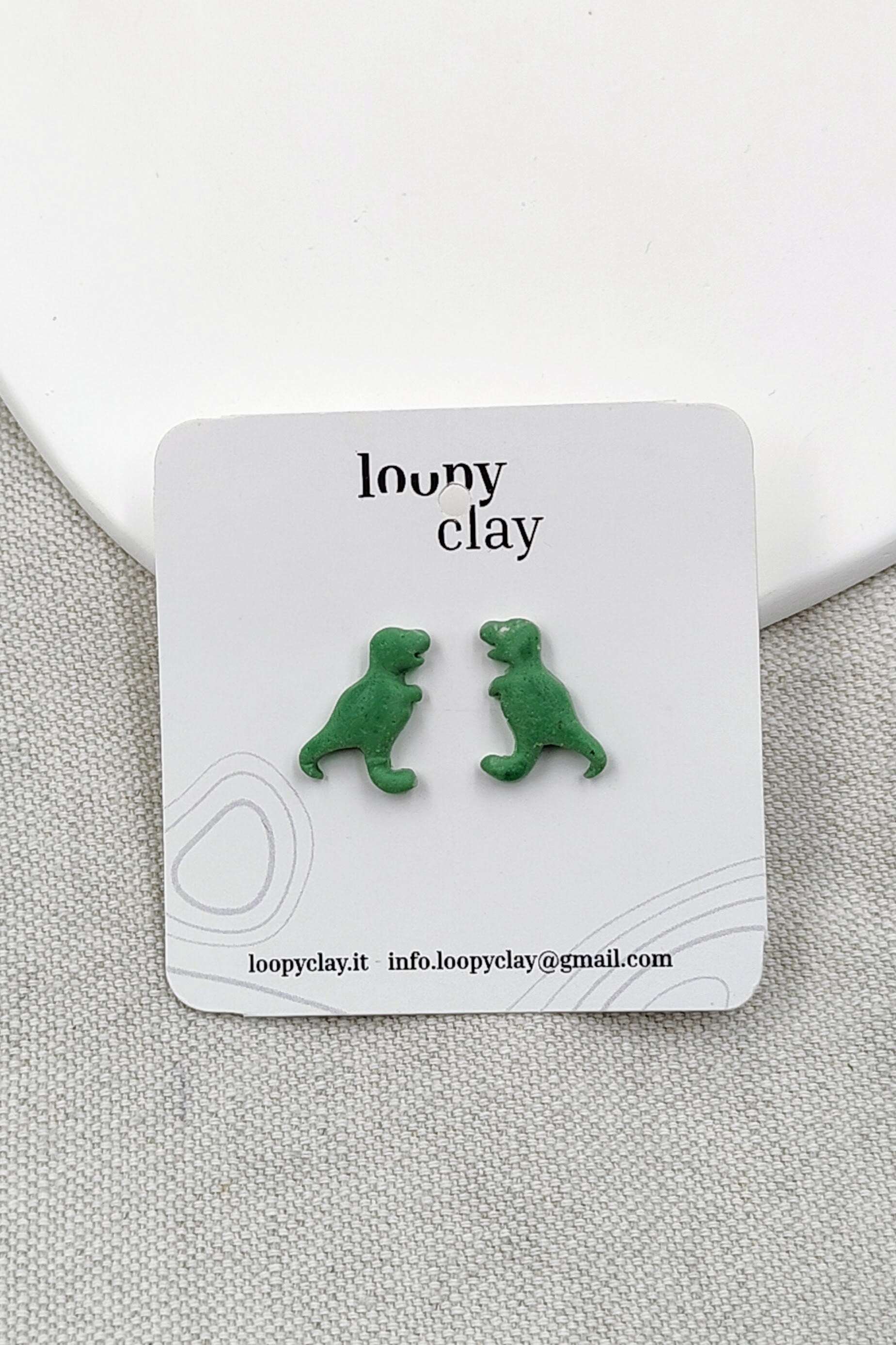 Orecchini Dinosauro Kawaii | Preistoria con un tocco di tenerezza