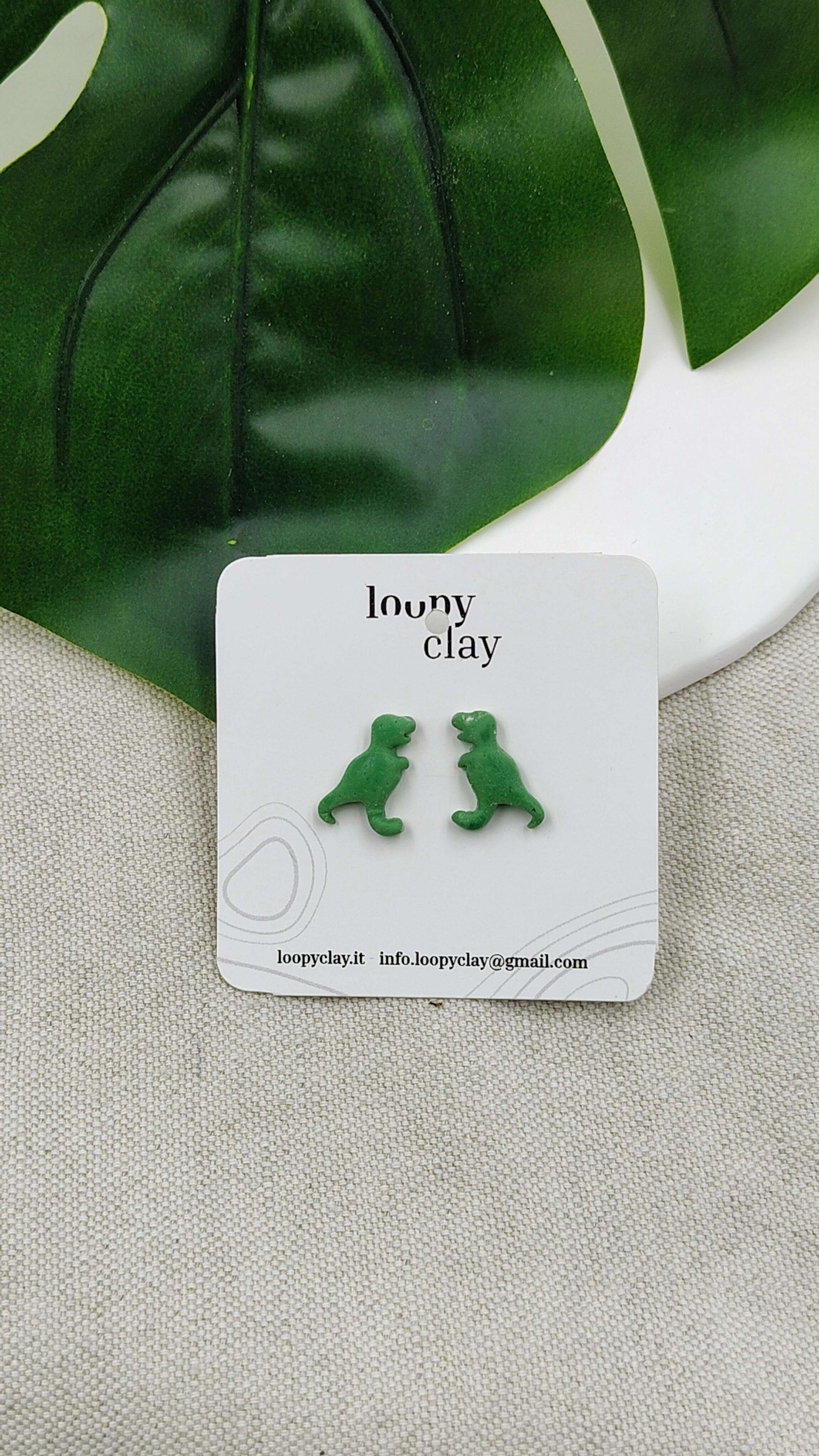 Orecchini Dinosauro Kawaii | Preistoria con un tocco di tenerezza