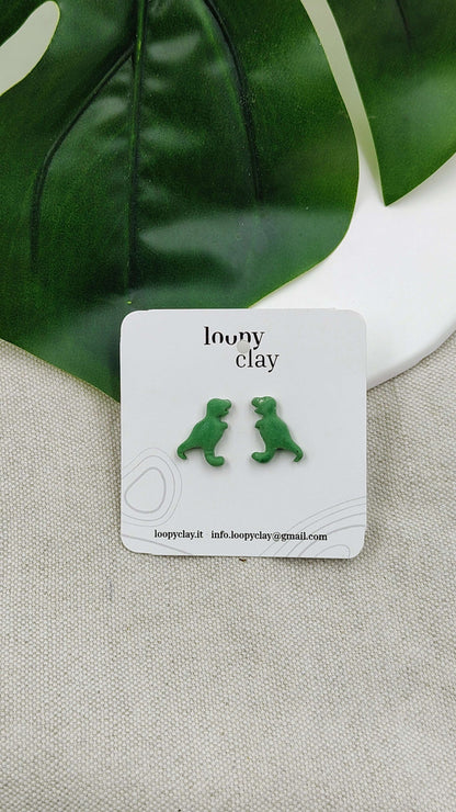 Orecchini Dinosauro Kawaii | Preistoria con un tocco di tenerezza