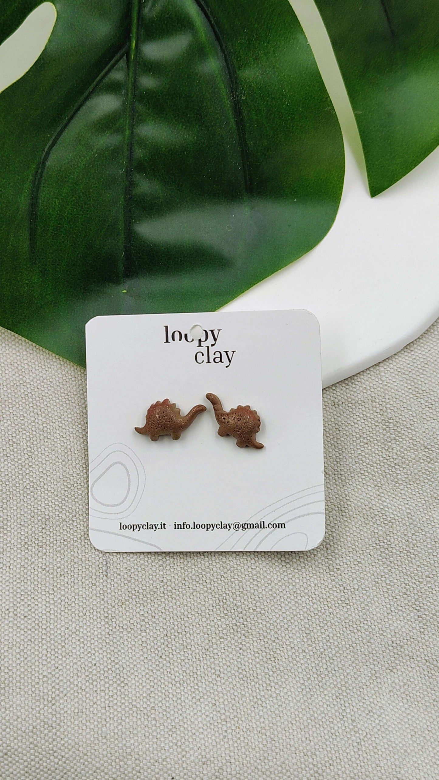 Orecchini Dinosauro Kawaii | Preistoria con un tocco di tenerezza