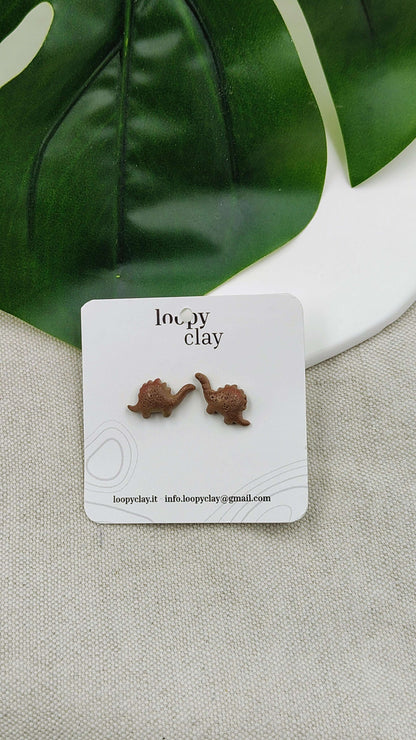 Orecchini Dinosauro Kawaii | Preistoria con un tocco di tenerezza