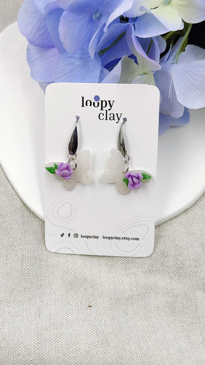 Orecchini Farfalla in Acciaio | Contemporaneità e Natura