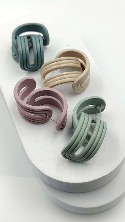 Orecchini Huggies Pastello | Minimalismo e Colore