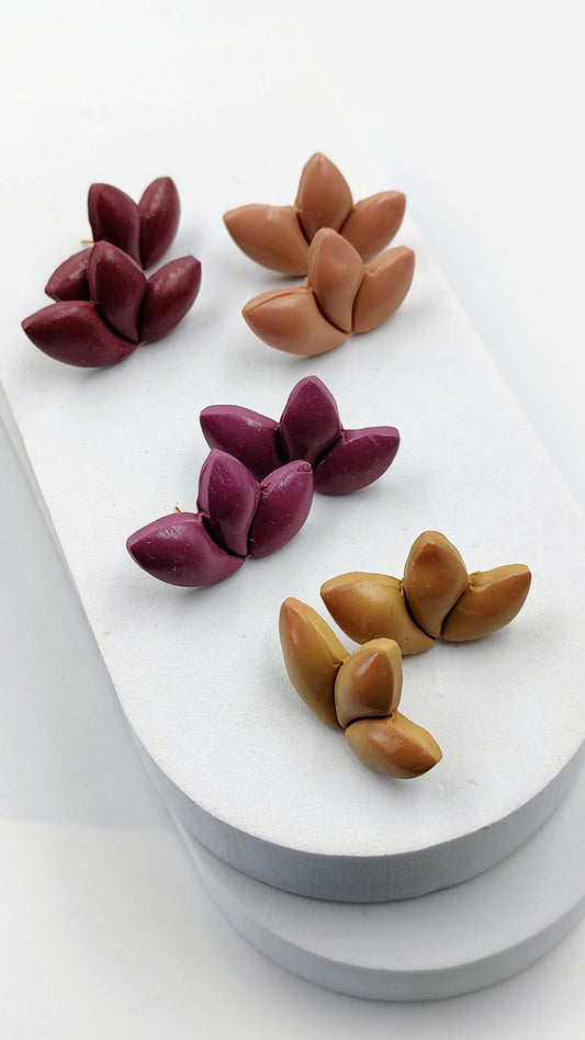 Orecchini Fiore di Loto "Caldi" | Calma e Calore Interiore