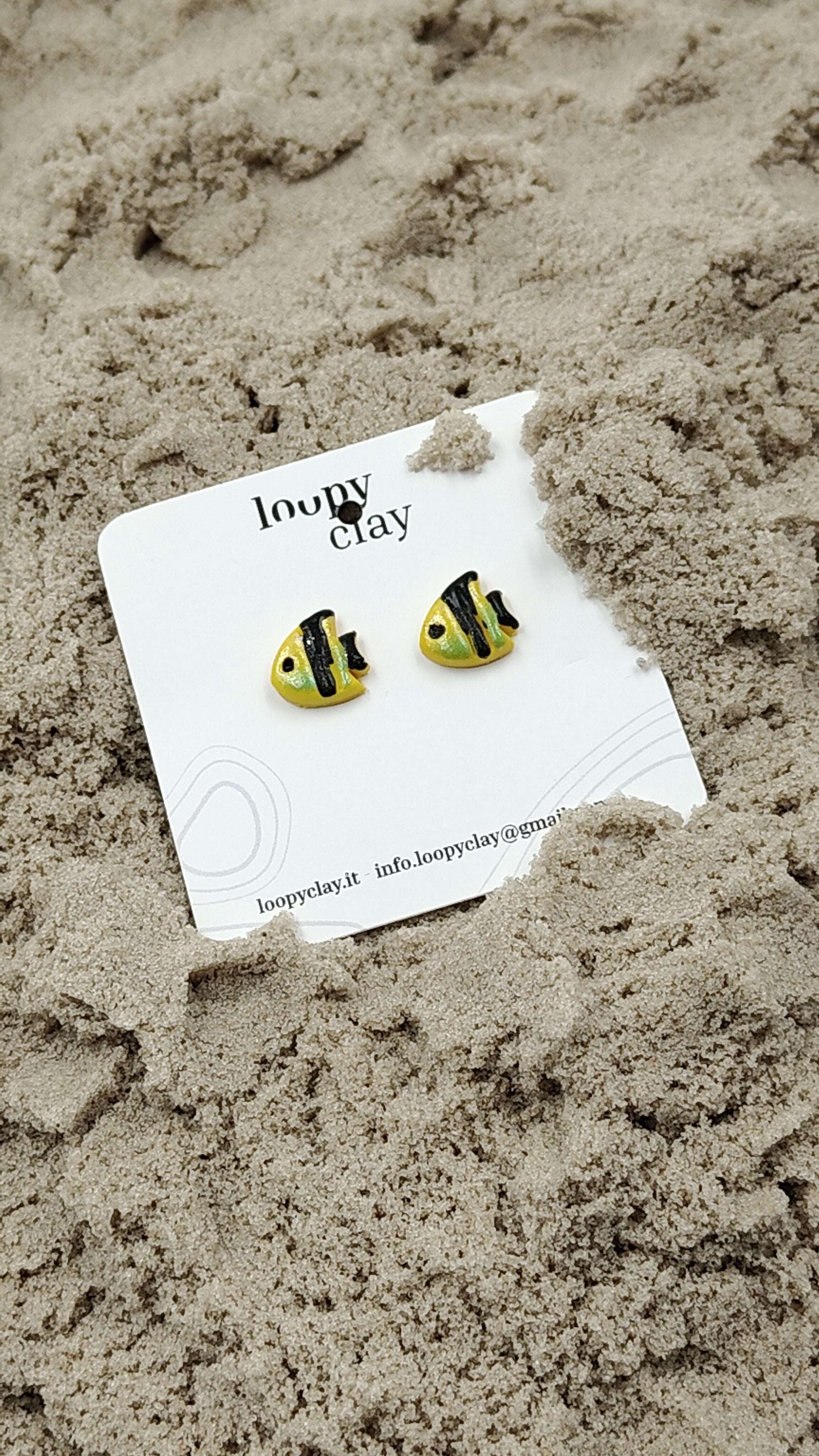 Orecchini Pesciolini Clownfish Mare Estate Artigianali