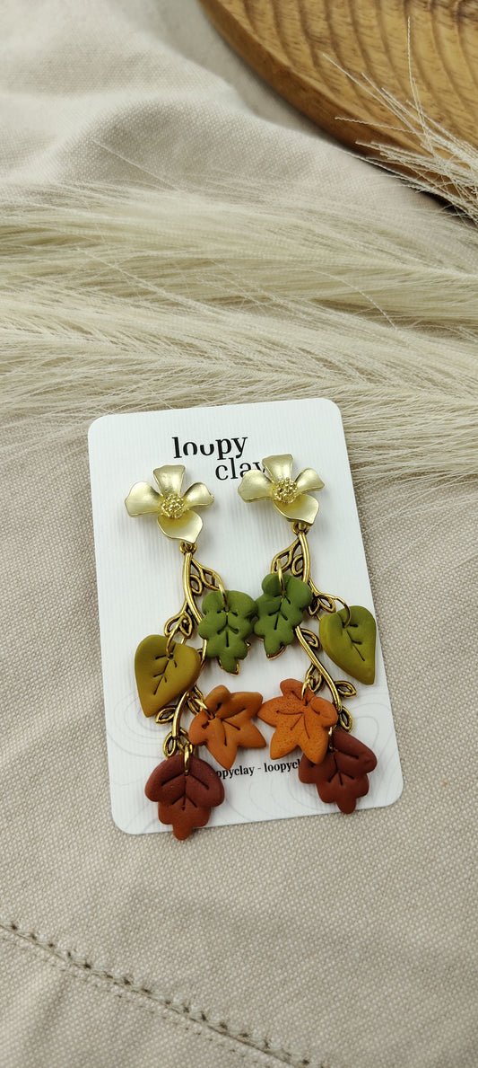 Orecchini Foglie d’Autunno stile Boho | Ma con eleganza