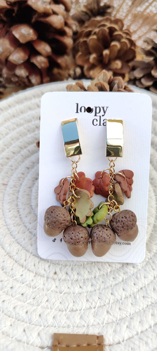 Orecchini Ghiande | Il tesoro della Quercia