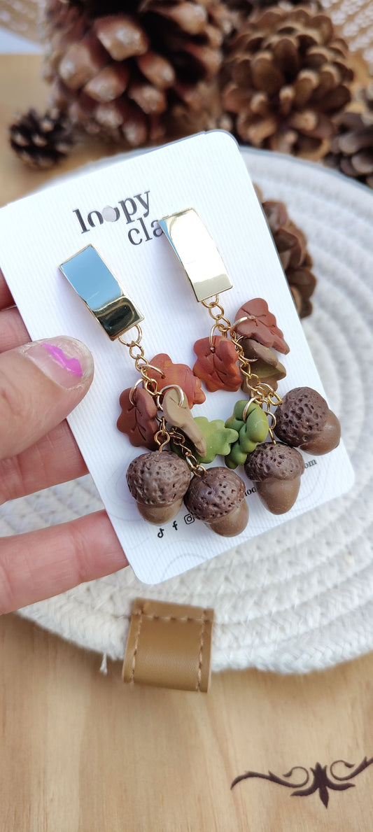 Orecchini Ghiande | Il tesoro della Quercia