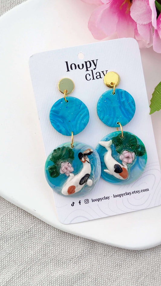 Orecchini Lunghi | "Nagai Seisui" (Lunga Acqua Pura)