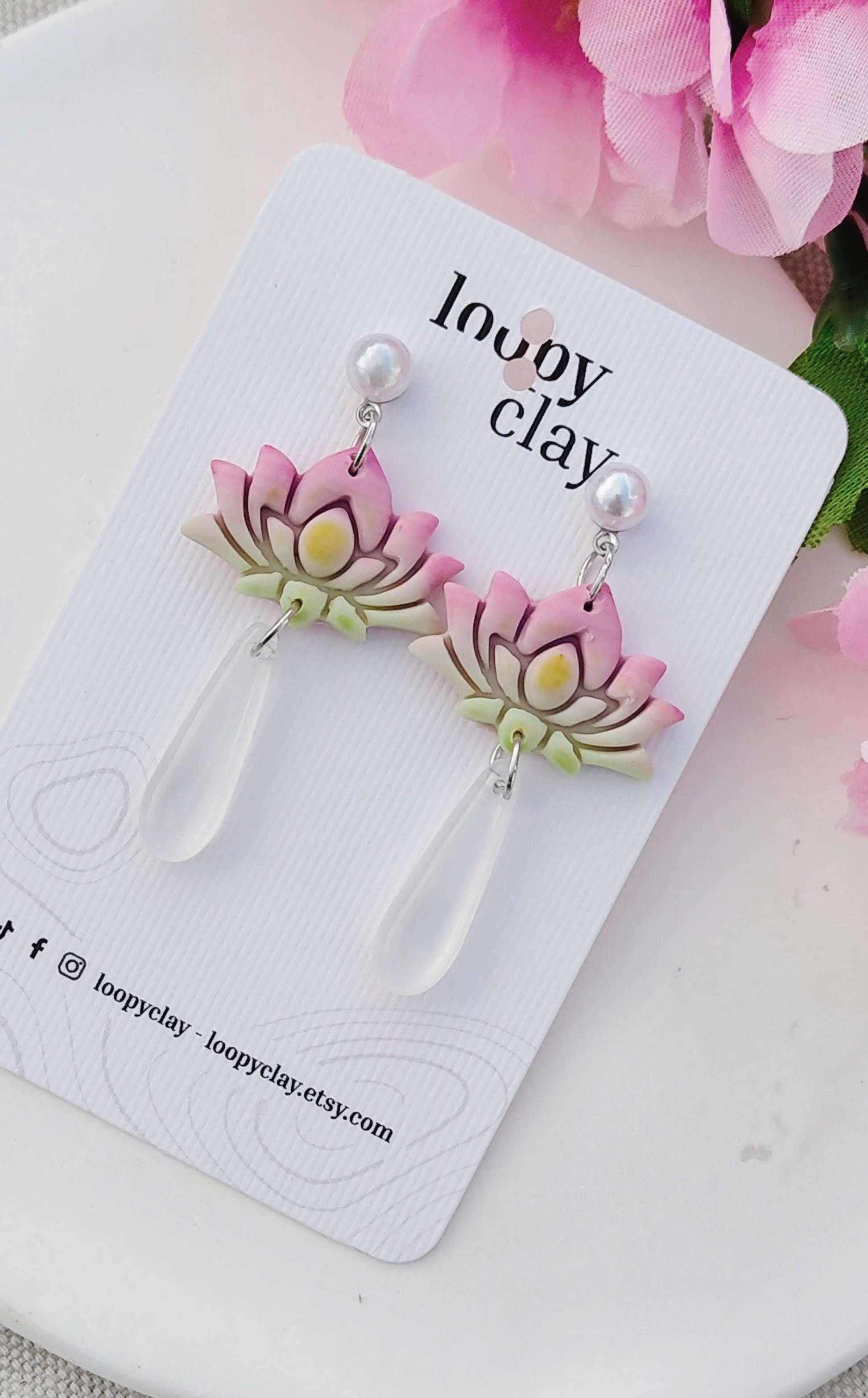 Orecchini Fior di Loto e Rugiada | Collezione I Love Japan