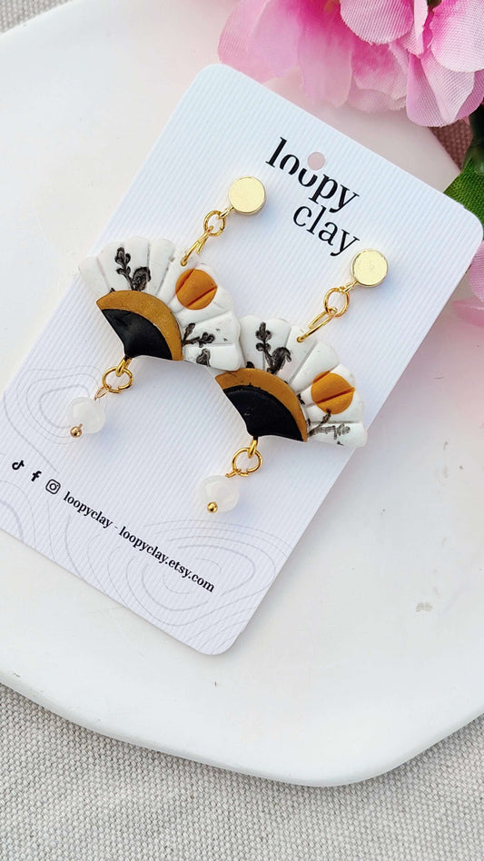 Orecchini Sensu "Sogno di Primavera" (Ciliegio e Sole) | Collezione I Love Japan