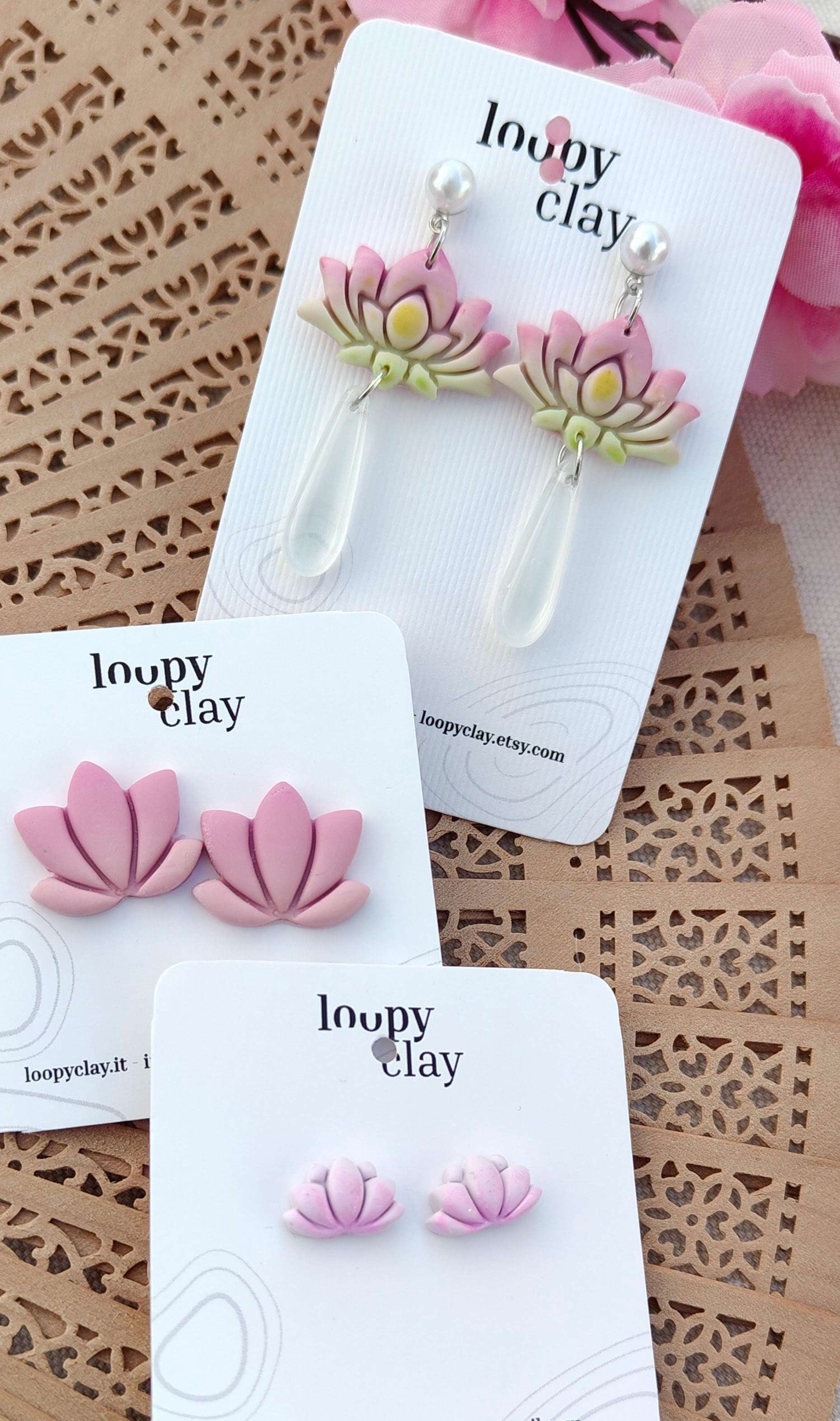 Orecchini Fior di Loto e Rugiada | Collezione I Love Japan