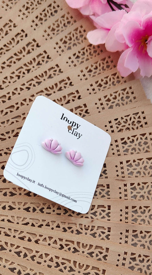 Orecchini Loto Minimal "Soft Petal" | Collezione I Love Japan