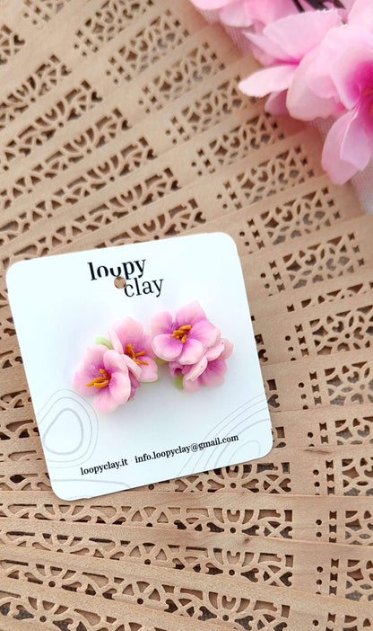 Orecchini Sakura Petite (Versione a Lobo) | Collezione I Love Japan