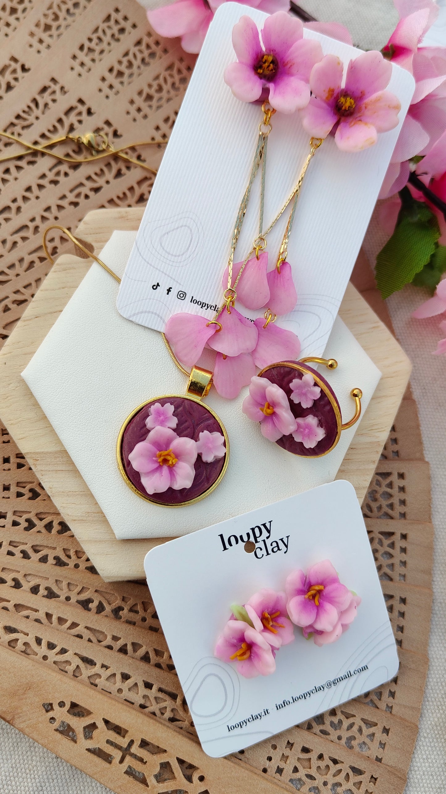 Collana Sakura "Petite Bloom" (Versione Small) | I Love Japan parure