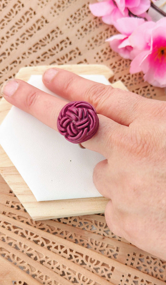 Anello Regolabile "Musubi" | Nodo della Fortuna e Argento