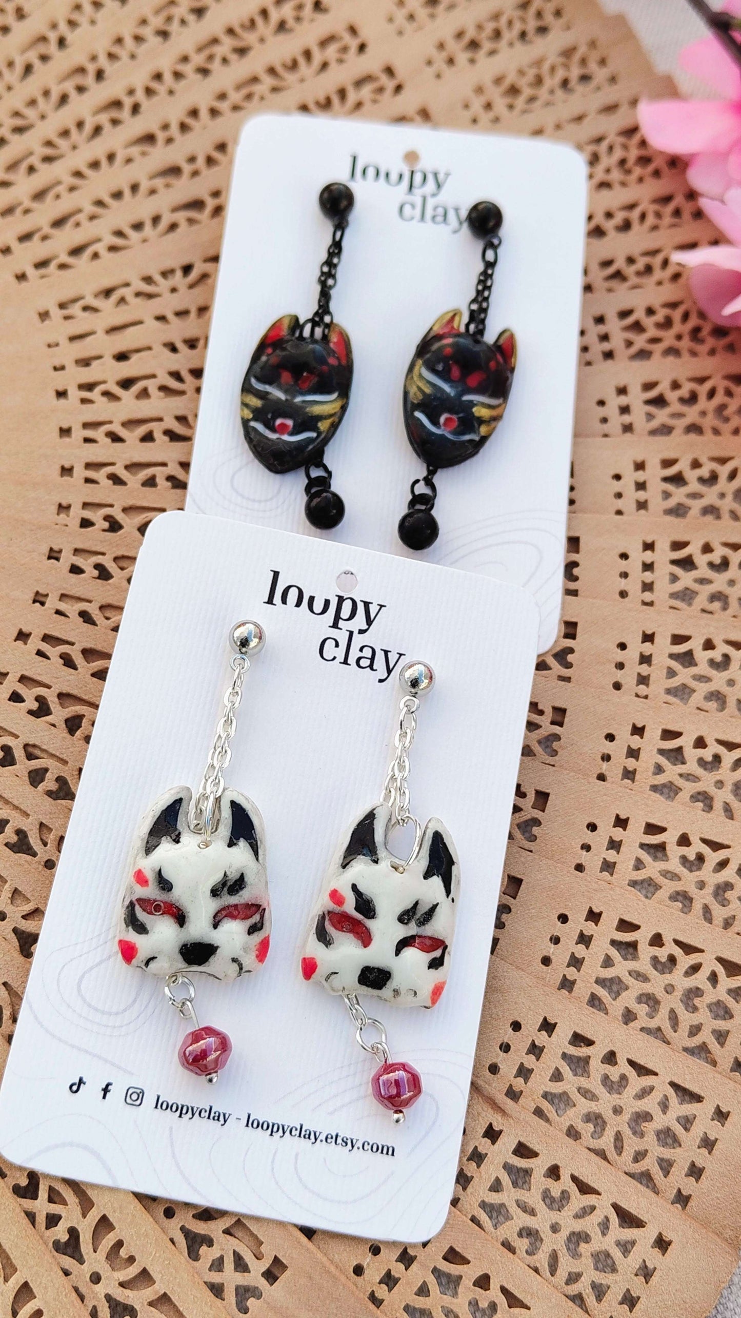 Orecchini Kitsune Spirit | Collezione I Love Japan