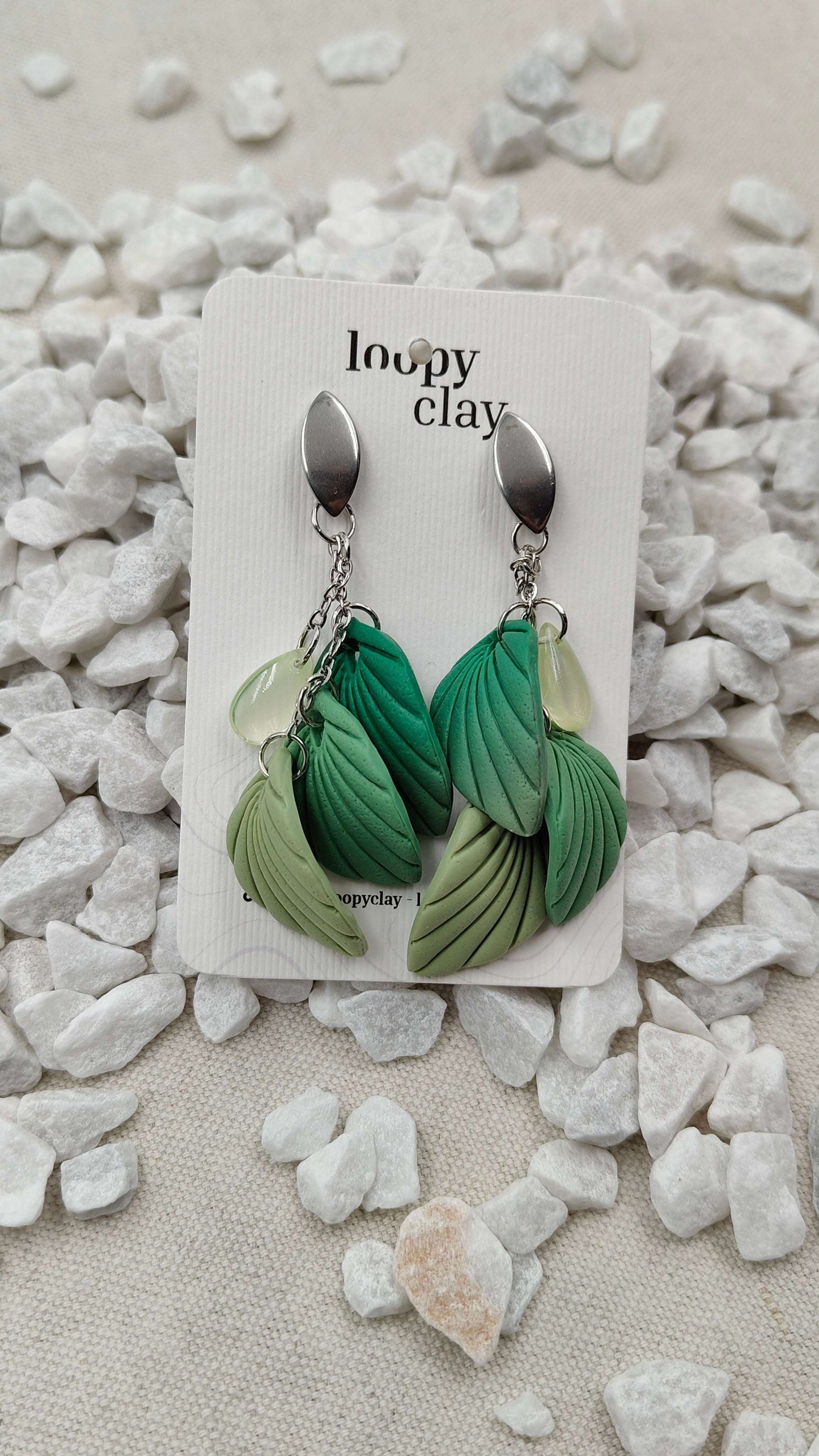 Orecchini "Foglie di Sottobosco" | Texture e Natura