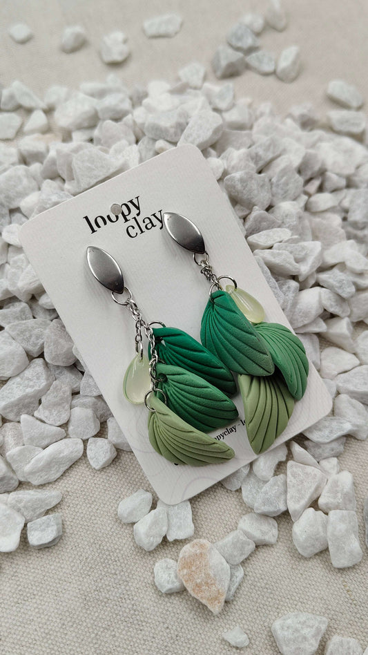 Orecchini "Foglie di Sottobosco" | Texture e Natura