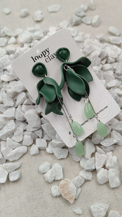 Orecchini "Essenza Smeraldo" | Profondità e Riflessi di Luce