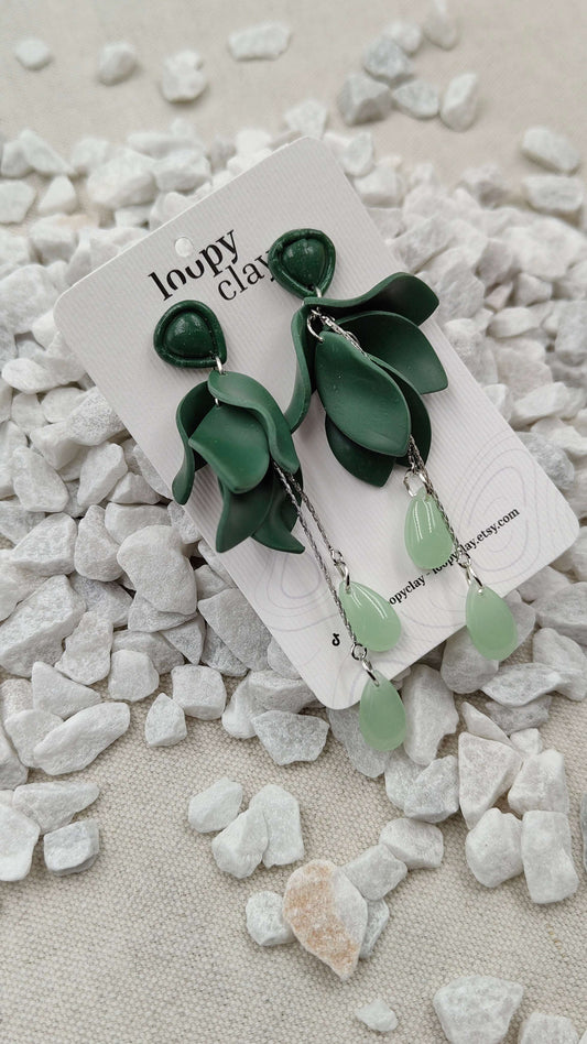 Orecchini "Essenza Smeraldo" | Profondità e Riflessi di Luce