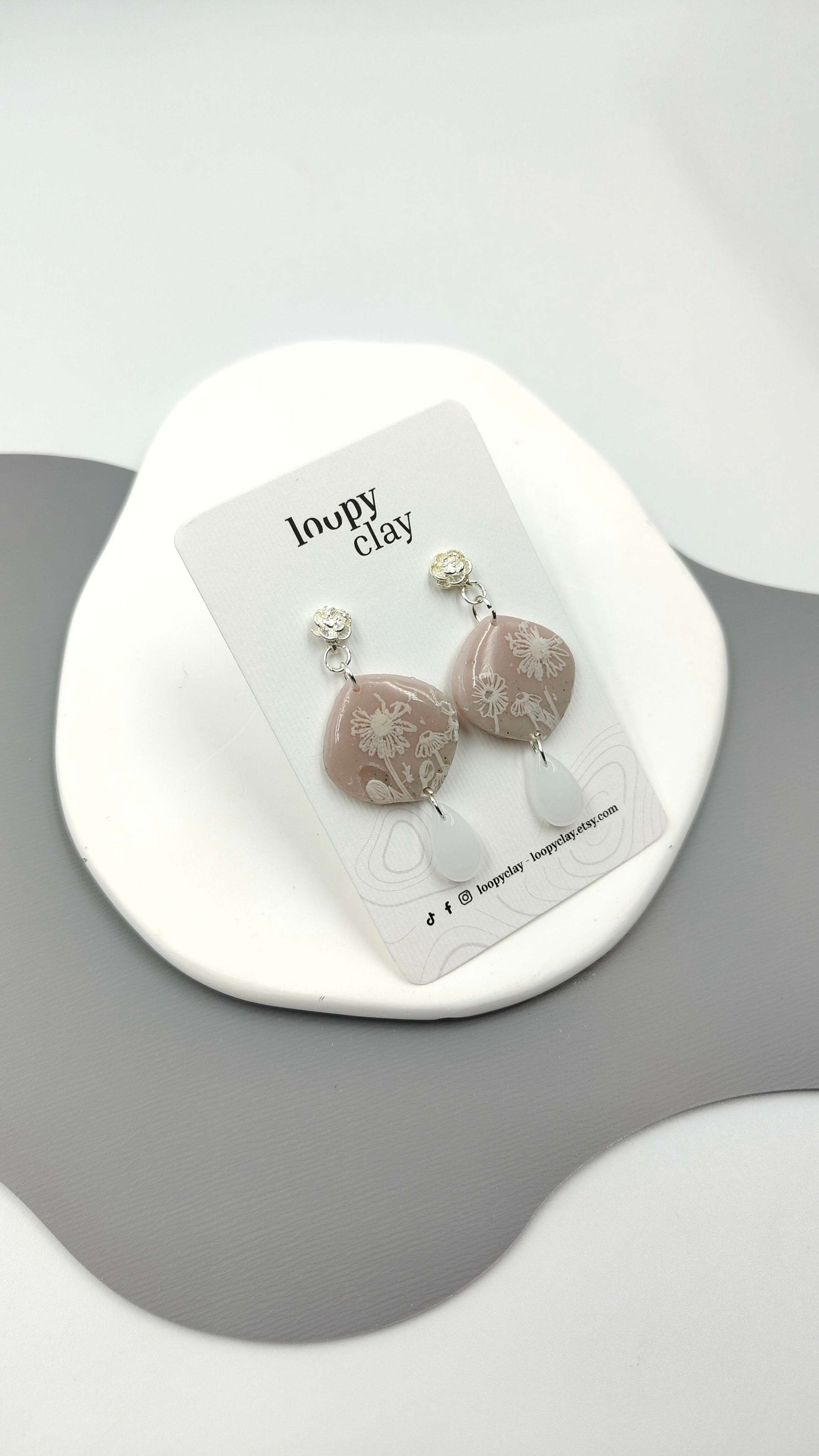 Orecchini Pendenti Artigianali | Natura Sognante Rosa Antico