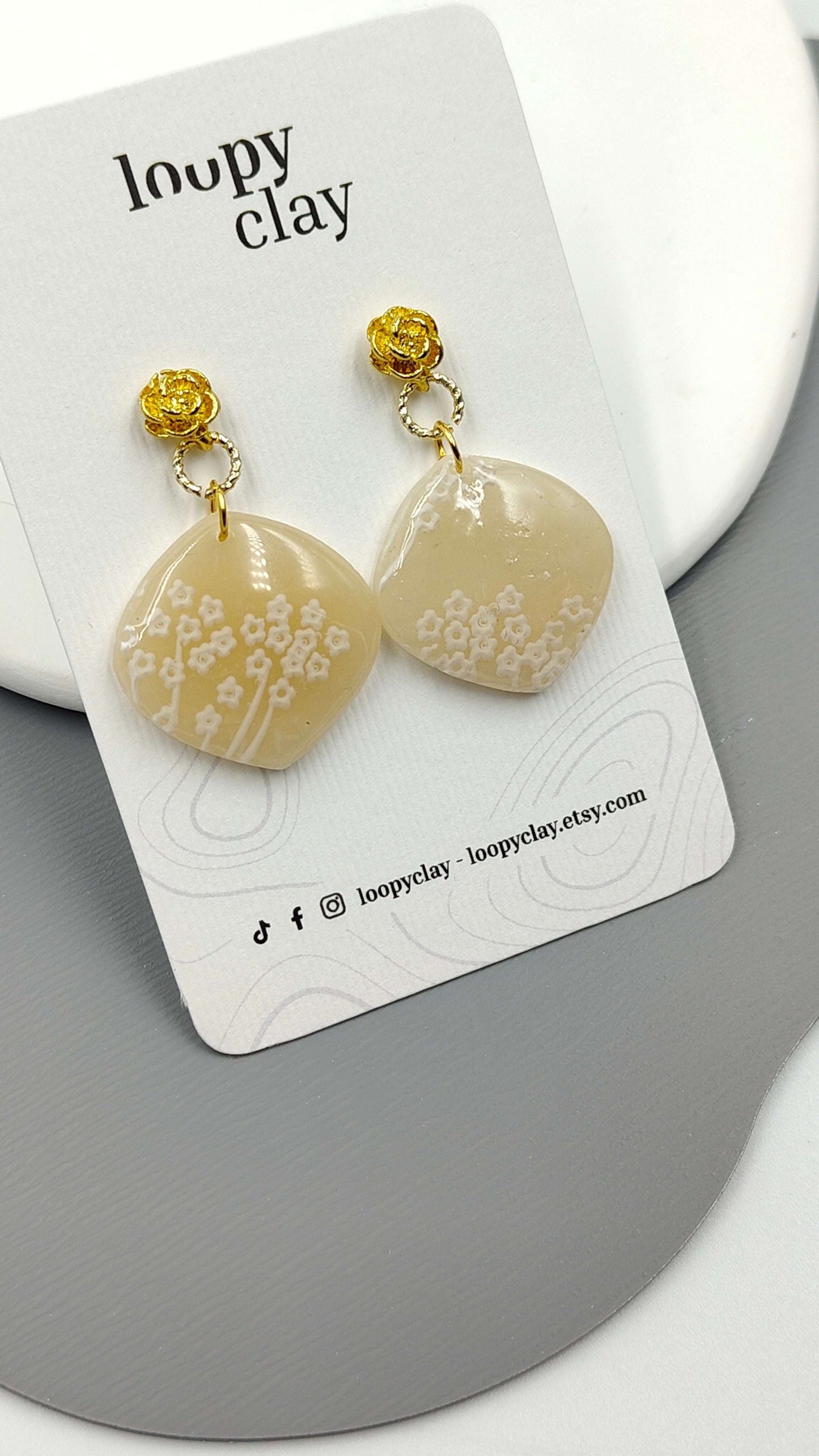 Orecchini Natura Sognante | Ricamo di Seta Antico