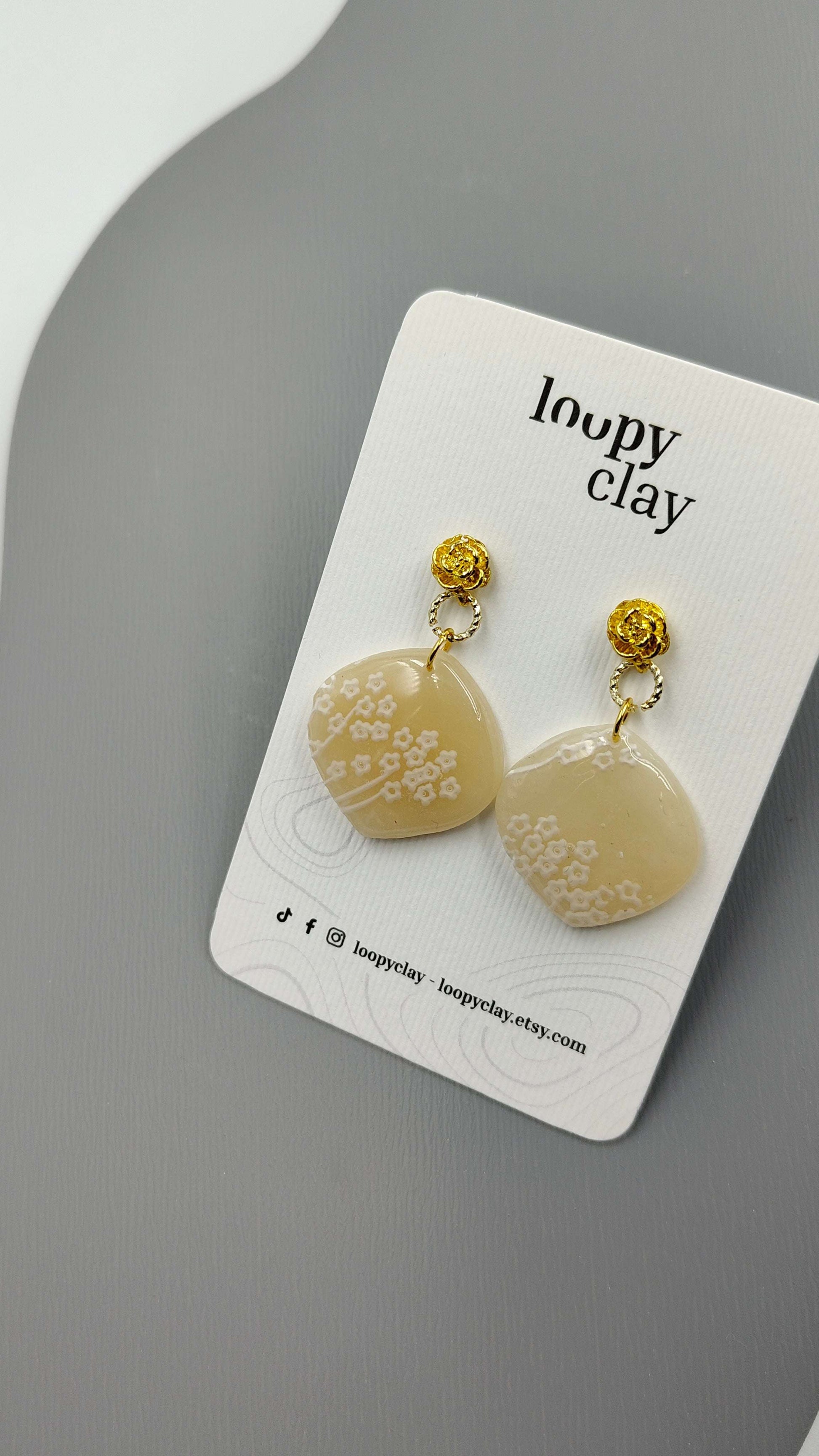 Orecchini Natura Sognante | Ricamo di Seta Antico