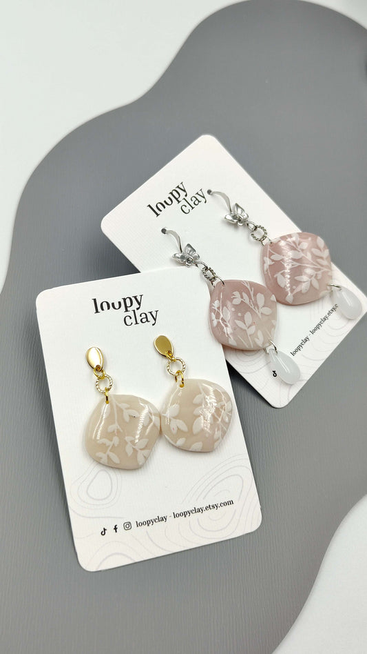 Orecchini Pendenti Artigianali | Natura Sognante Giardino di Seta