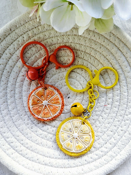 Collezione Primavera | Portachiavi Limone & Arancia