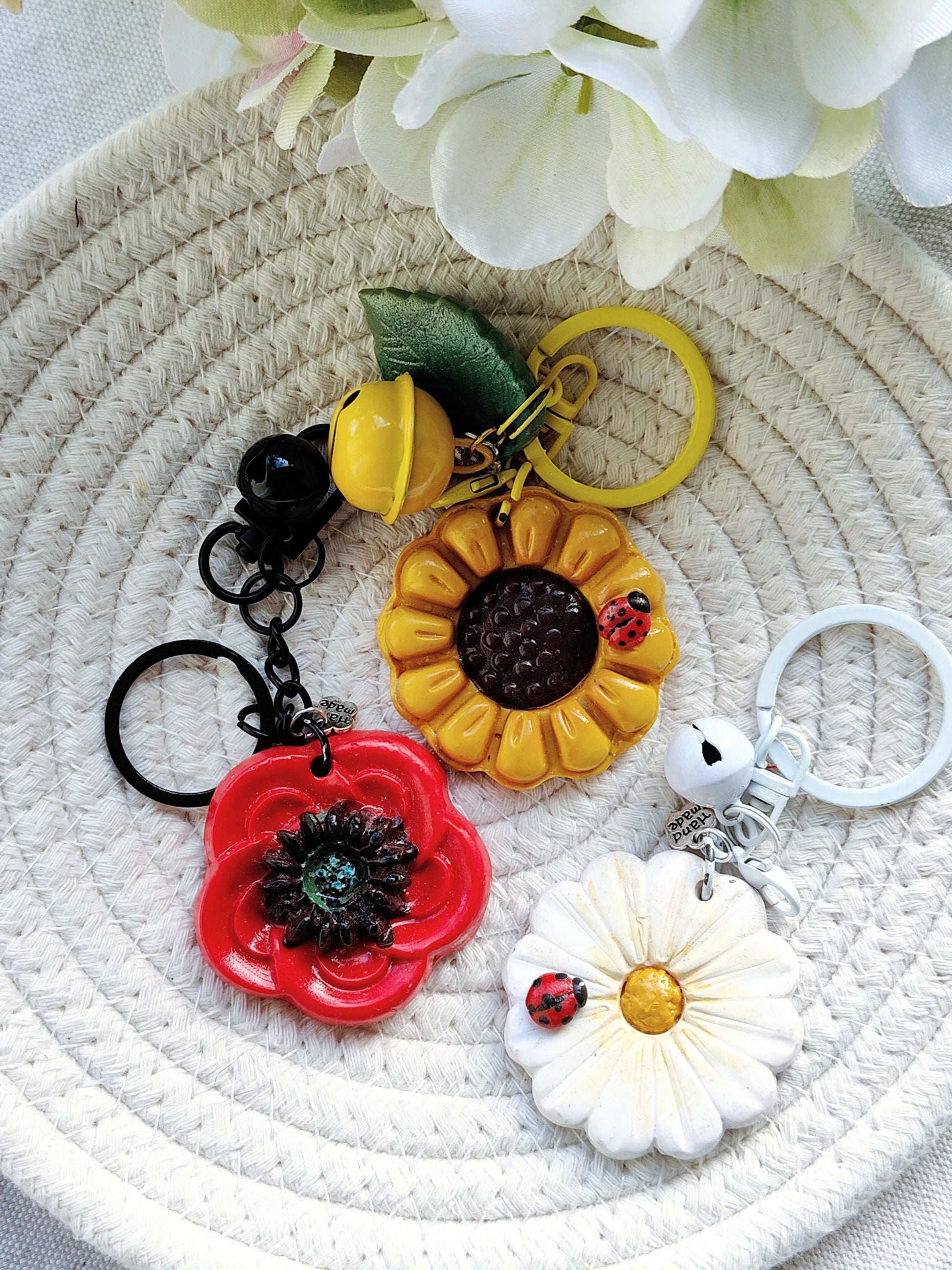 Collezione Primavera | Portachiavi Fiori di Campo