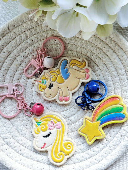 Collezione Kawaii | Portachiavi Magico Unicorno & Stelle