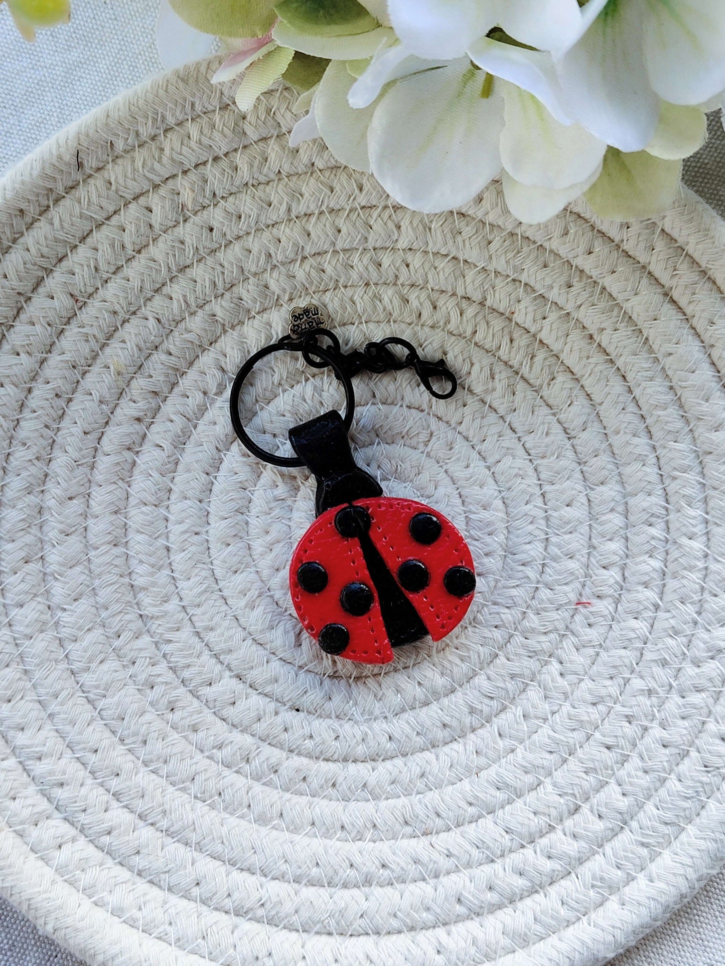 Collezione Primavera | Portachiavi Coccinella Portafortuna