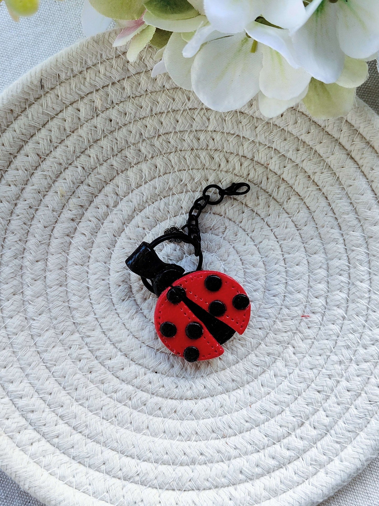 Collezione Primavera | Portachiavi Coccinella Portafortuna